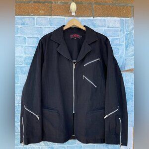 TRIPP NYC MEN GOTH PUNK ZIP JACKET  SIZE  2X